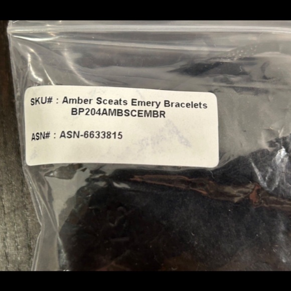 Amber Sceats Emery Cuff Bracelet Chunky Crushed Metal Design 24k Plated - NWT - Picture 8 of 16